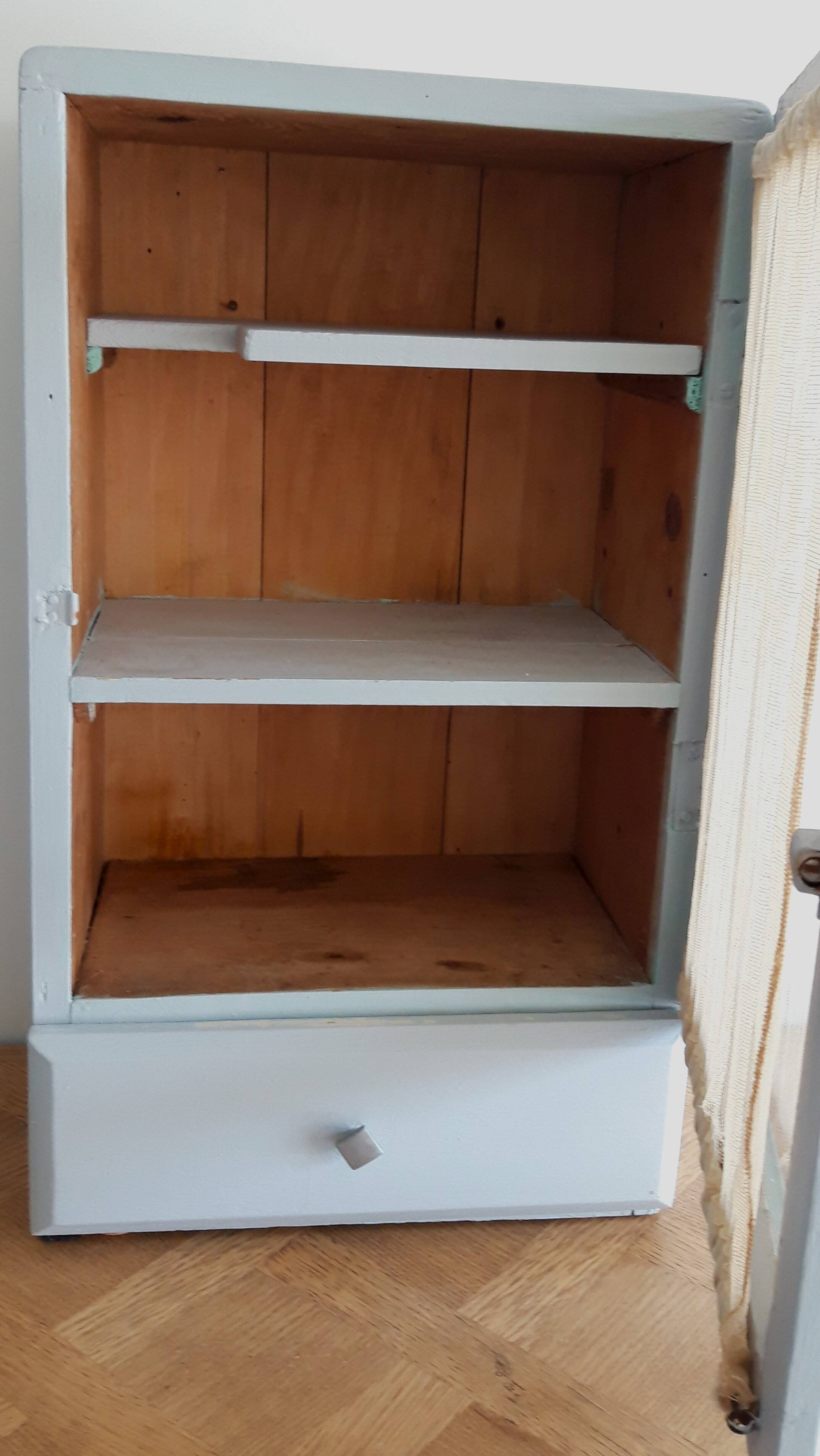 Wooden medicine cabinet