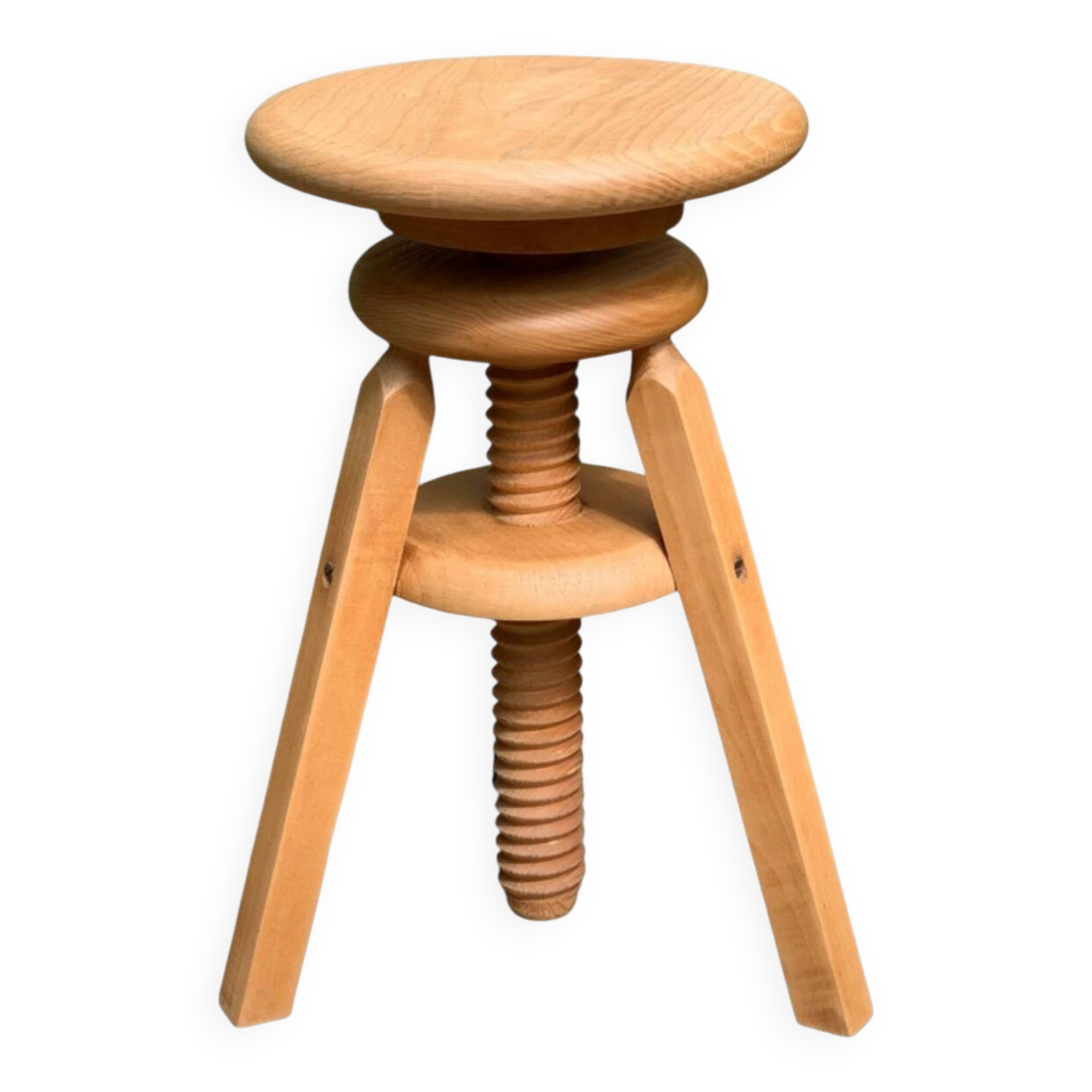 Tripod screw workshop stool 1950