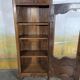 Petite vitrine en chêne une porte