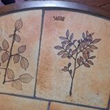 Table basse maison valauris herbier raymonde leduc