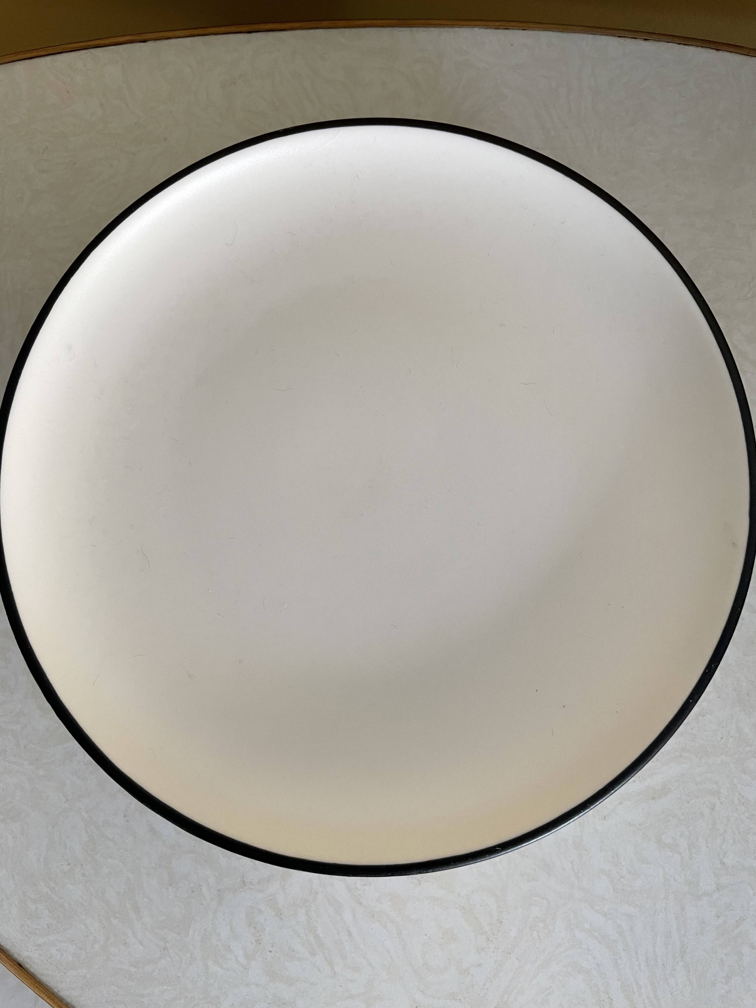 Stoneware dessert plates