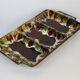1970s ceramic compartment hors d'oeuvre dish