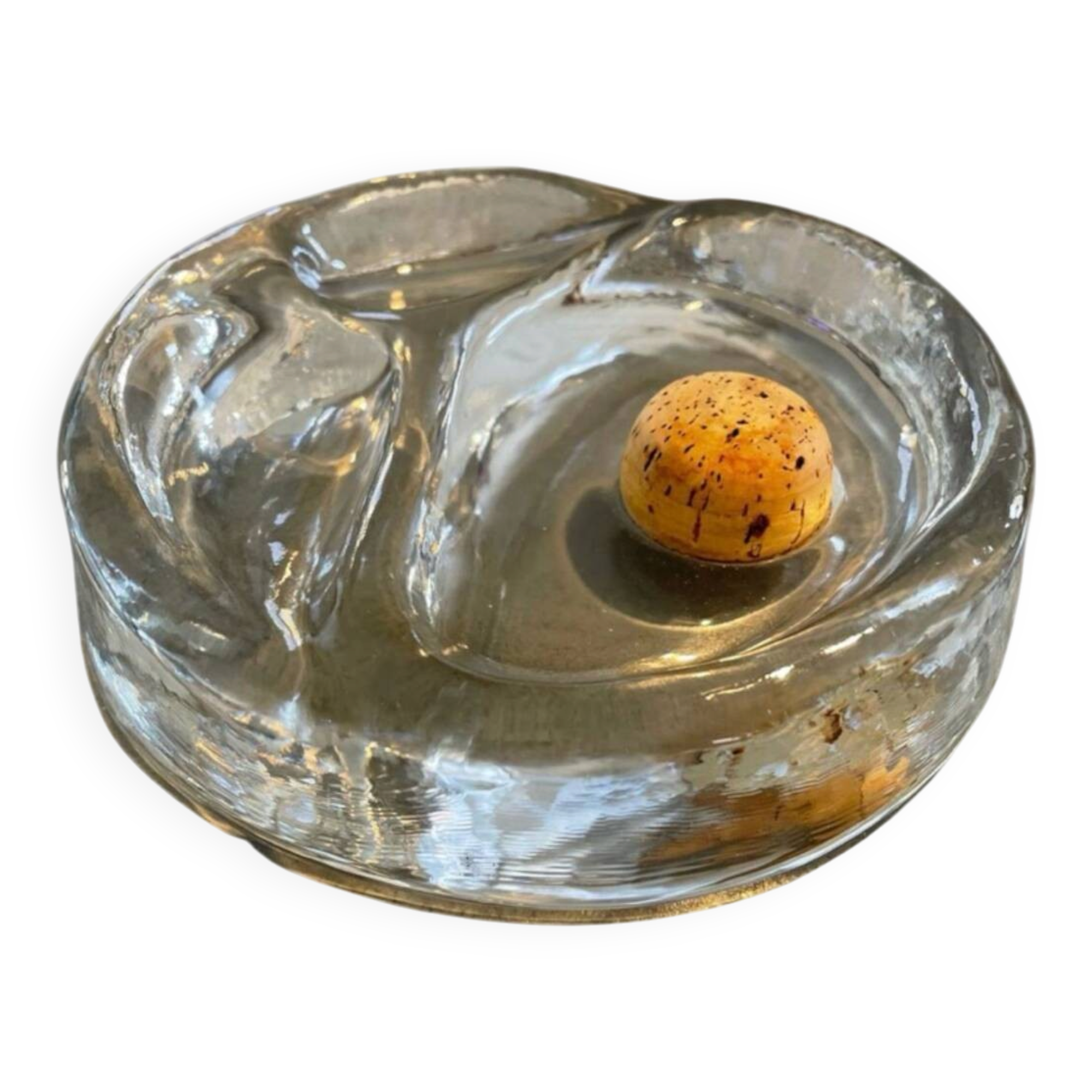 Pipe ashtray Georgshütte Glass Design