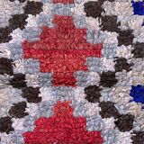 Moroccan carpet Boucherouite colored - 98 x 170 cm