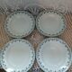 6 antique ironstone plates