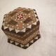 Lot de 2 coffrets oriental en marqueterie.