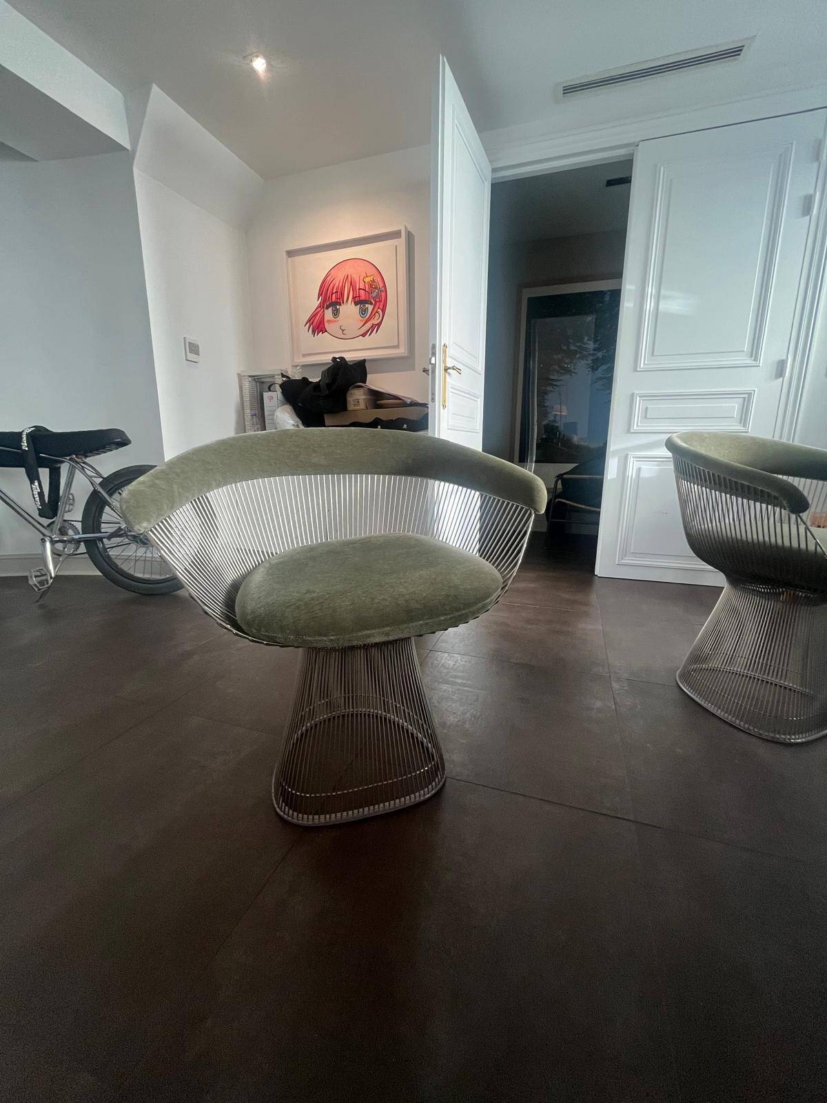 Petit fauteuil collection warren platner ( lot de 8 fauteuils )