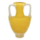 Vase Amphore Murano Scavo Jaune Safran Taillé  Cenedese