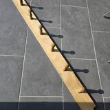 Porte-manteau ancien en bois 6 patères