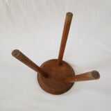 Wooden tripod stool