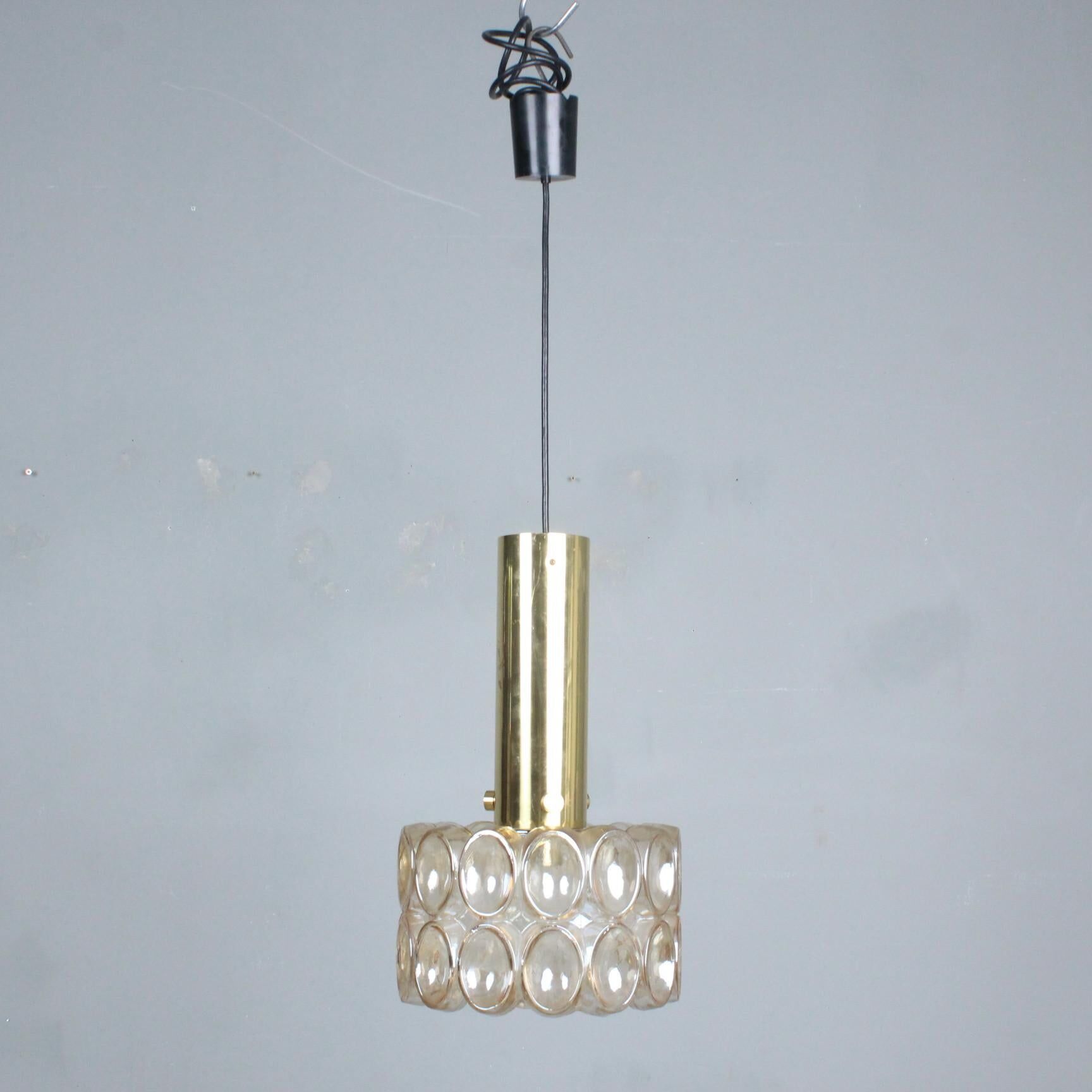 Suspended lamp Helena Tynell for Glashütte Limburg Germany 1960