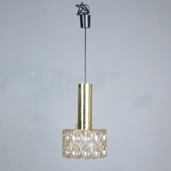 Lampe suspendue Helena Tynell pour Glashütte Limburg Allemagne 1960