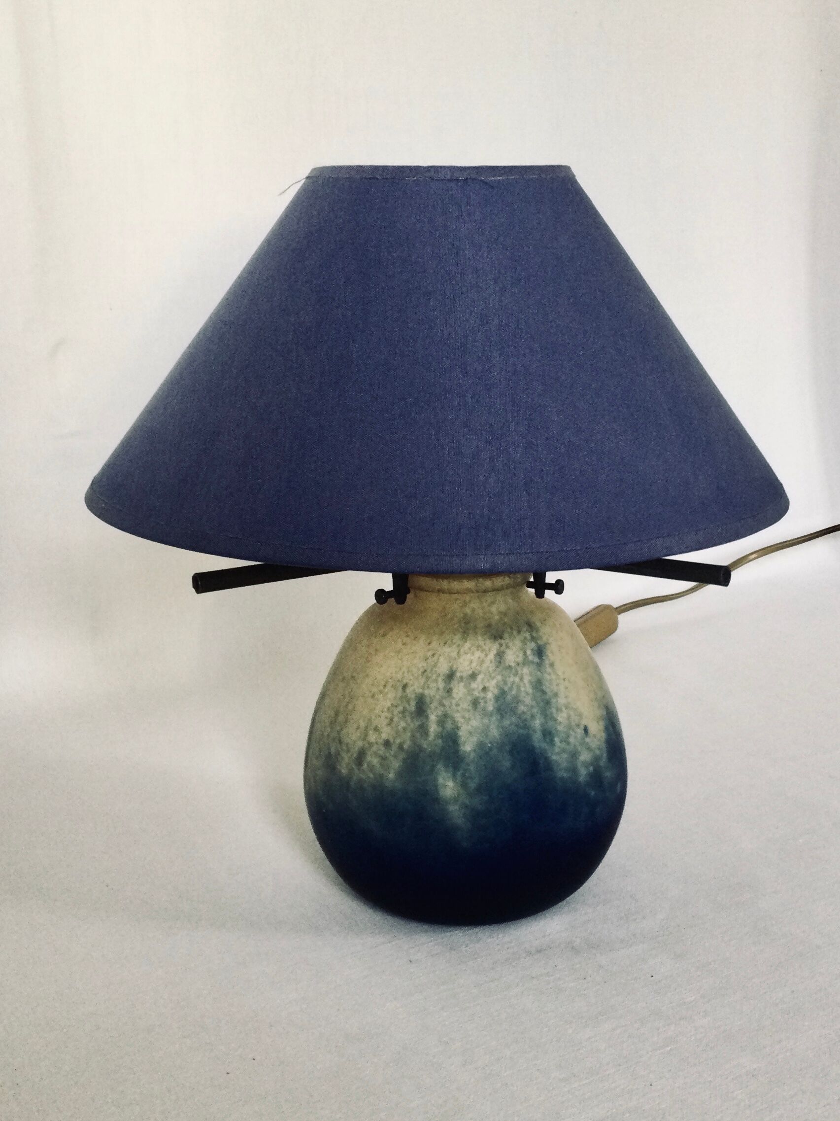 Glass paste lamp by A.France