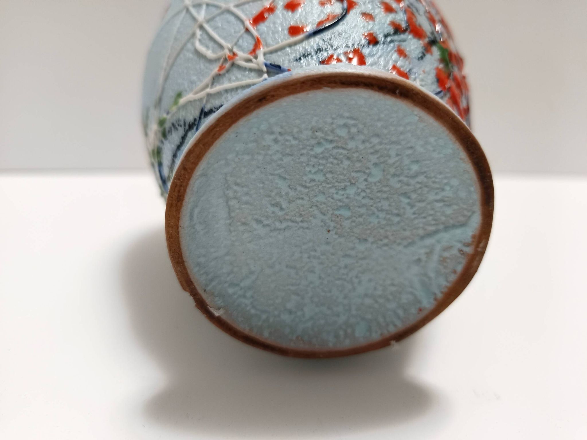 Handcrafted  and Hand-painted Multicolored Ceramic Vase by Fanciullacci, It