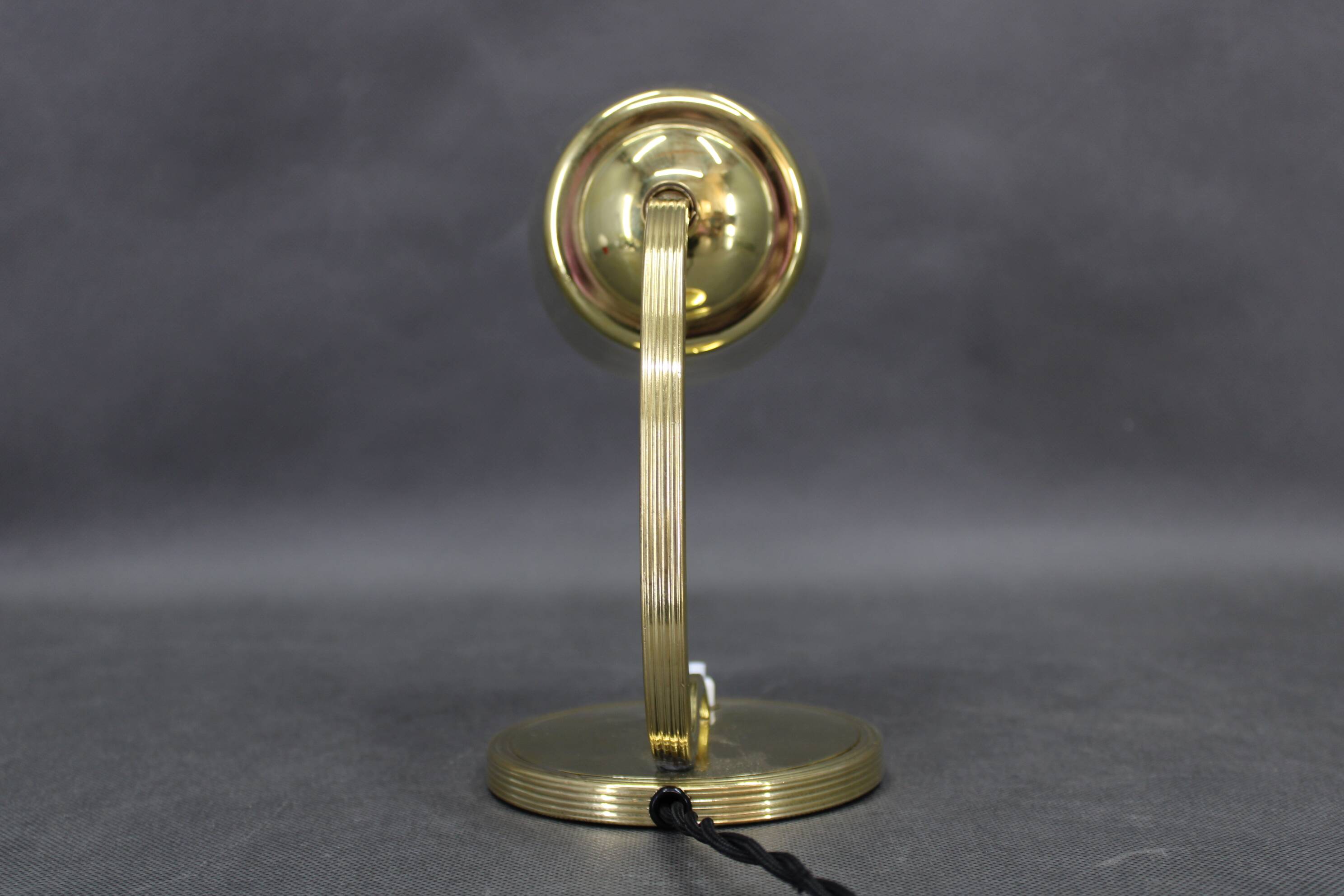 Paire de lampes de table ou murales en laiton ajustables, Tchécoslovaquie, années 1930