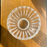 Clear crystal vase Val saint Lambert