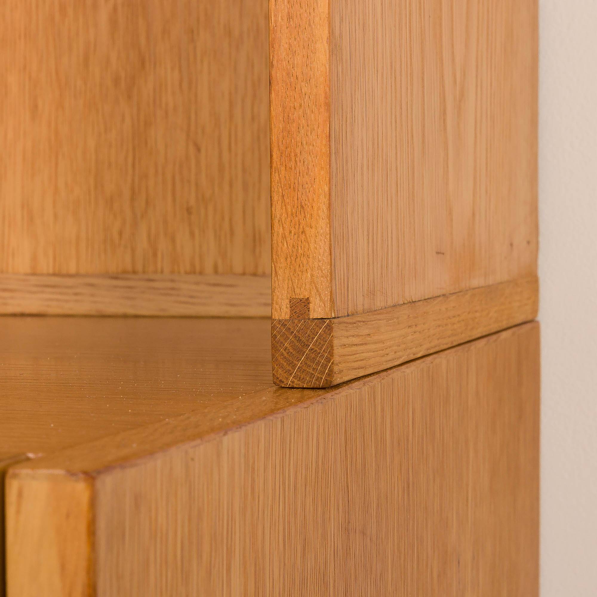 Scandinavian mid-century extra large oak bookcase by Nordiska Kompaniet, Sweden, 1964