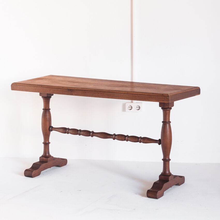 Solid wood console or side table - France, 1960