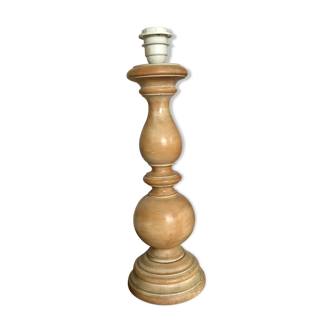 Vintage wooden lamp foot