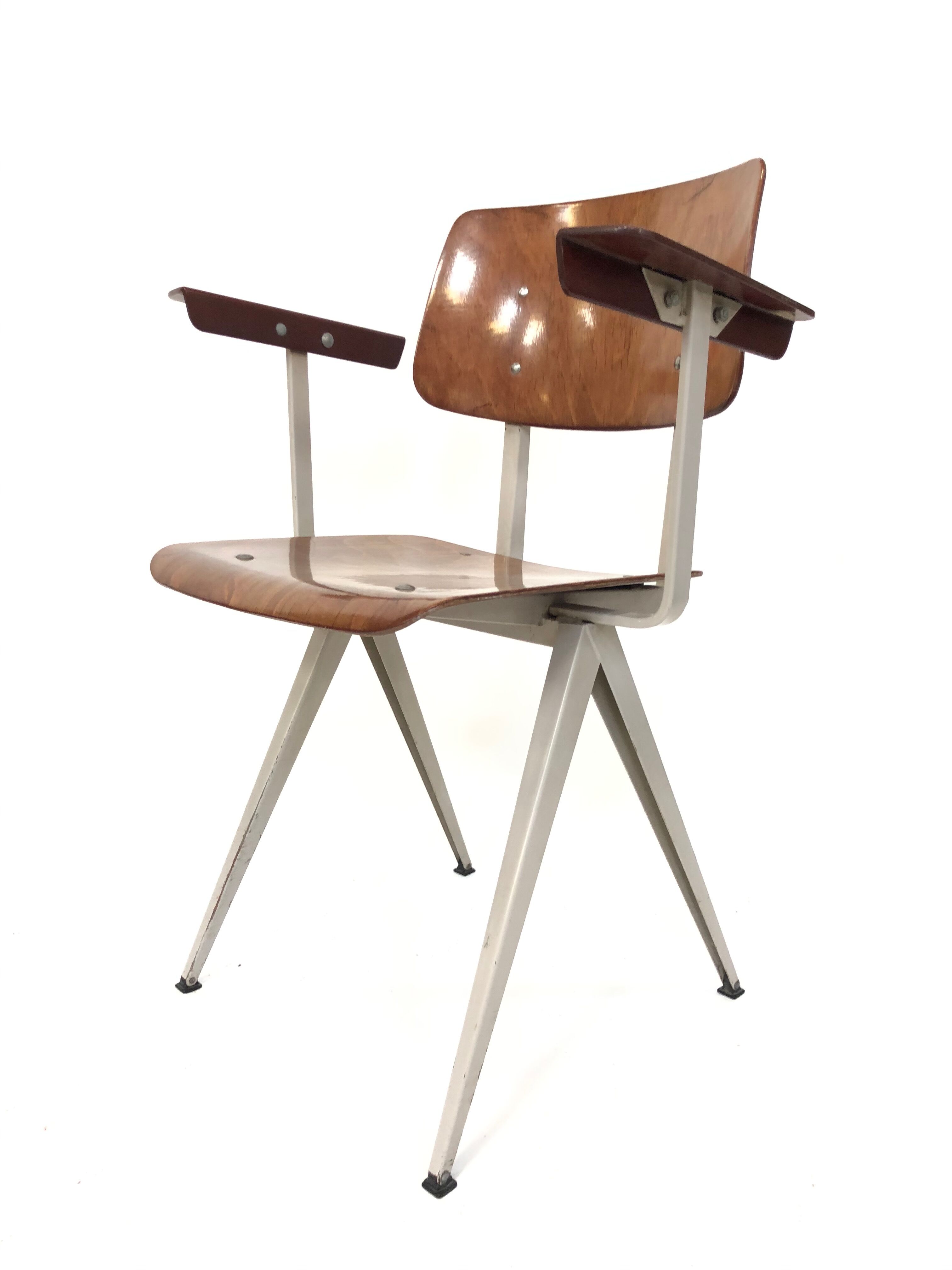 Vintage Galvanitas S16 chair with armrests, 1960 Netherlands