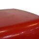 Vintage Space age plastic stool table mid century red plant stand
