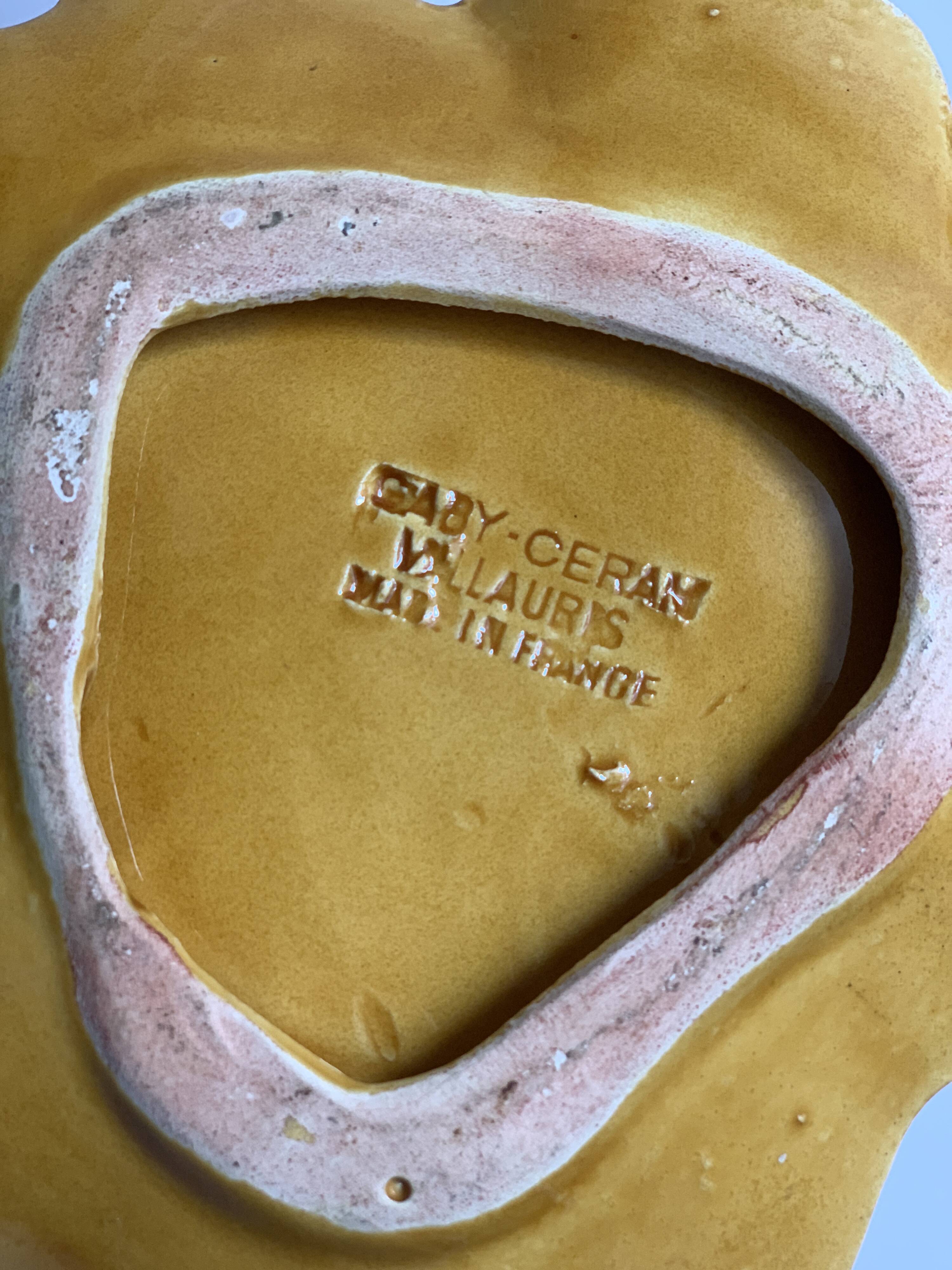 Vallauris ceramic pocket emptier