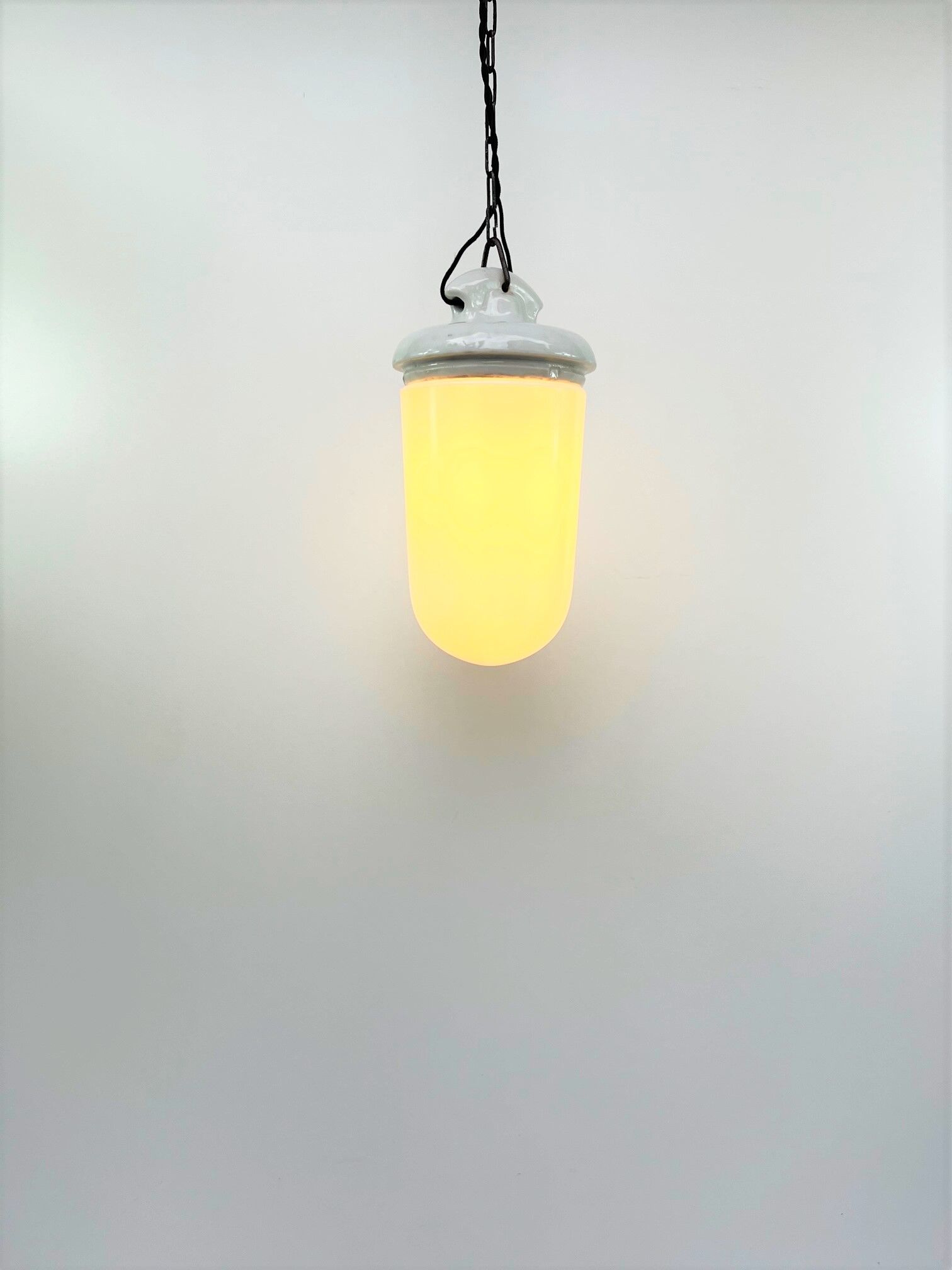 Opaline hanging height 31 cm diameter 14 cm general electric