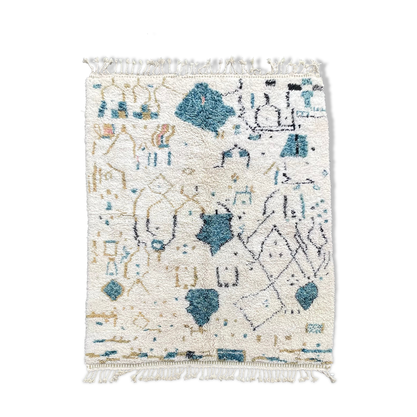 Contemporary moroccan carpet 215x300 cm