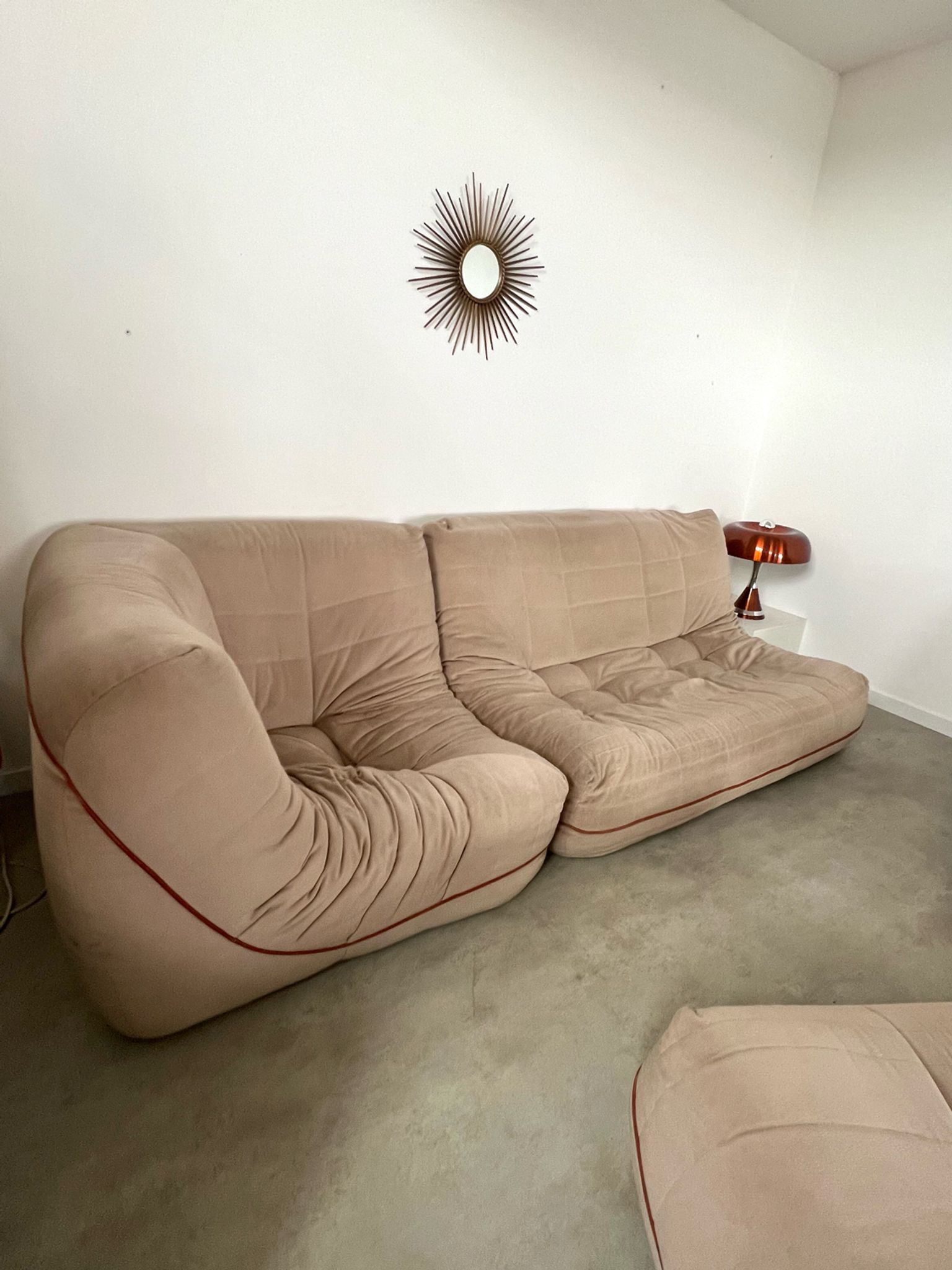 Old modular living room sofa design 60, Roche Bobois