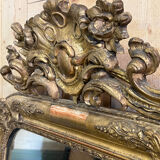Louis Philippe mirror with a mercury pediment