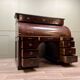 Cylinder desk in flamed mahogany empire style 19th century