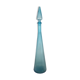 Carafe bouteille Empoli 68 cm italienne, verre bleu