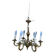 Louis XV 5-light brass chandelier