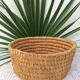 Basket round straw vintage