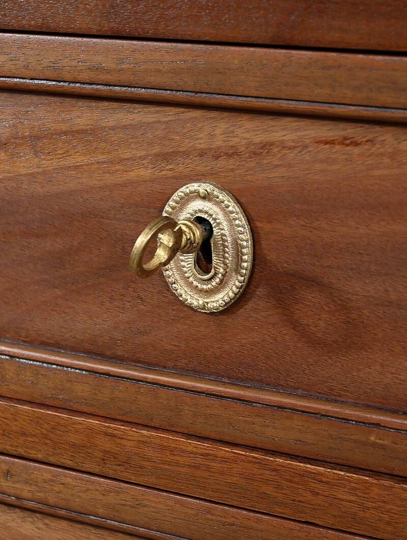 Small mahogany chest of drawers, Louis XVI style – late 19th century