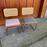 Pair of B32 Cesca chairs by Marcel Breuer, 1970s