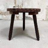 Brutalist tripod coffee table