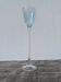 Collectible irregular blown stemmed glass