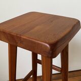 Pierre Chapo bar stool model S01C in elm