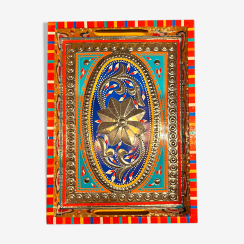 Pakistani truck art serving tray