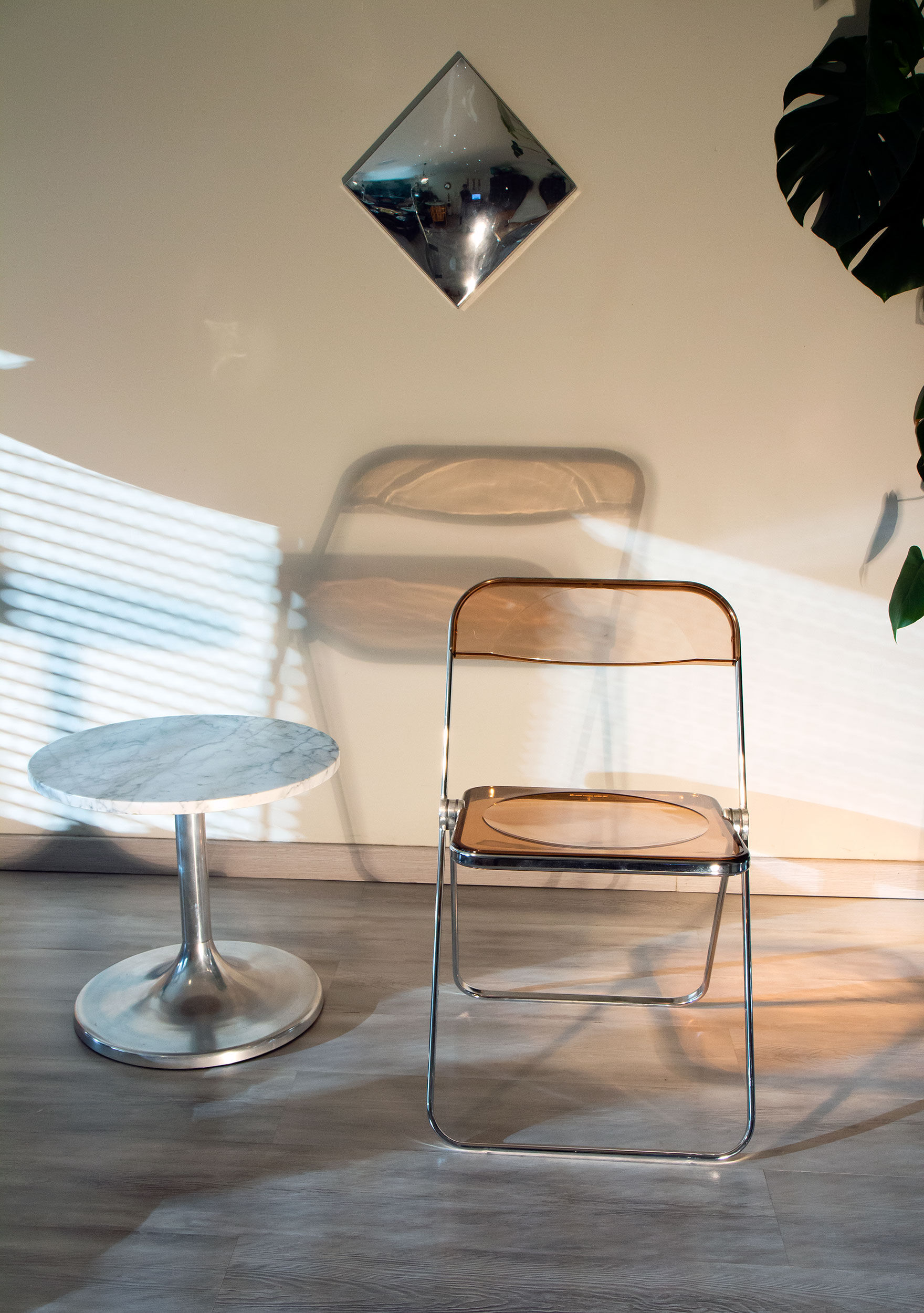 Plia chair by Giancarlo Piretti edited by A.Castelli