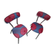 Chaise tissu wax