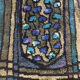 Original Abstract Scandinavian High Pile Abstract Rya Rug Carpet, Sweden, 1960s 115x195cm