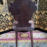 4 Alsatian chairs in solid oak