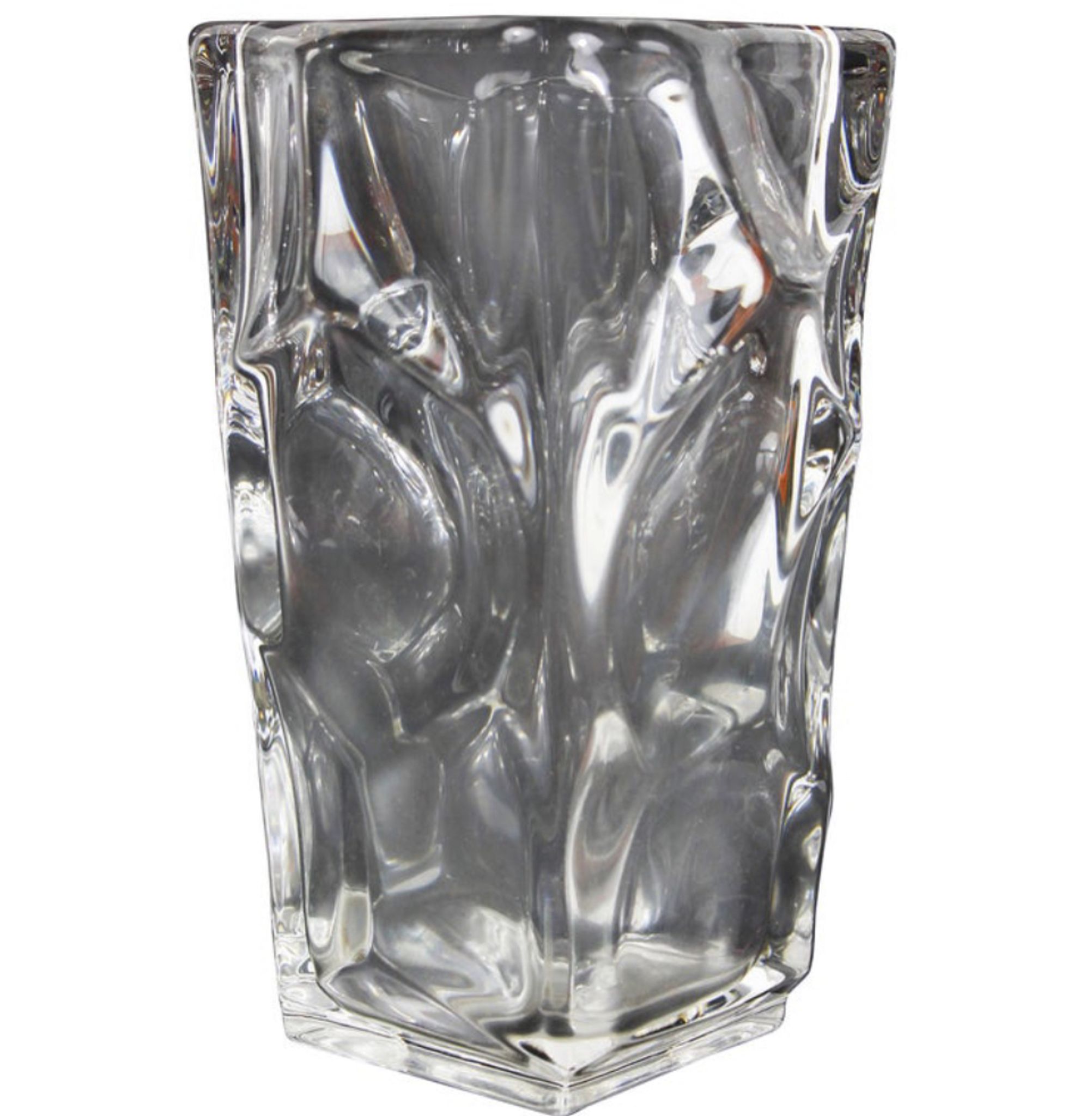Vase en Cristal Vintage, 1950