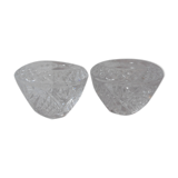 Vintage cut crystal candlesticks