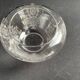 Vase en cristal gravé à l’acide
