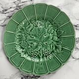 Sarreguemines grape barbotine dessert plates
