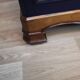 Commode en chêne et marbre gris, France XIXème