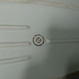 Fish dish in vierzon sturgeon porcelain